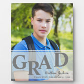 Minimalistische Eenvoudige Klasse van 2025 Afstude Fotoplaat (Voorkant)