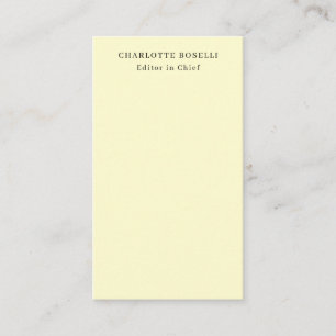 Minimalistische Eenvoudige Klassieke Professionele Informatiekaartje