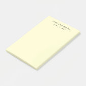Minimalistische Eenvoudige Klassieke Professionele Post-it® Notes (Schuin)