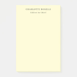 Minimalistische Eenvoudige Klassieke Professionele Post-it® Notes