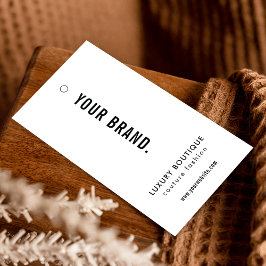 Minimalistische eenvoudige kleding Boutique Label Visitekaartje