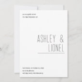 Minimalistische eenvoudige lay-out moderne foto br kaart (Voorkant)