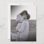 Minimalistische eenvoudige lay-out moderne foto br kaart (Achterkant)