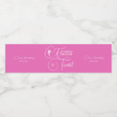 Minimalistische Eenvoudige Moderne Fee Waterfles Etiket (Enkel label)