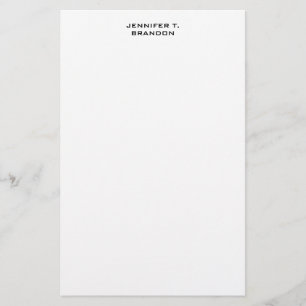 Minimalistische Eenvoudige Moderne Professionele Briefpapier