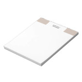 Minimalistische Eenvoudige Moderne Professionele Notitieblok (Linkerzijde)