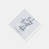 Minimalistische eenvoudige moderne winter Baby Boy Servet (Hoek)