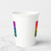 Minimalistische eenvoudige papercup Sjabloon Moder Papieren Bekers (Rechts)