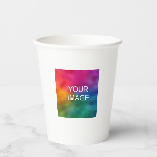 Minimalistische eenvoudige papercup Sjabloon Moder Papieren Bekers (Voorkant)