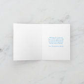 Minimalistische Eenvoudige Pastel Paashaas Feestdagen Kaart (Binnen)