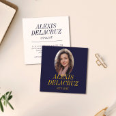 Minimalistische Eenvoudige Professionele Foto Mode Vierkante Visitekaartje