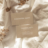 Minimalistische eenvoudige professionele kraft visitekaartje