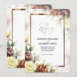 Minimalistische Eenvoudige  Schattige Roze Gouden  Kaart