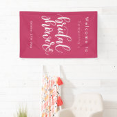 Minimalistische Eenvoudige Script | Moderne Bruids Spandoek (Insitu)