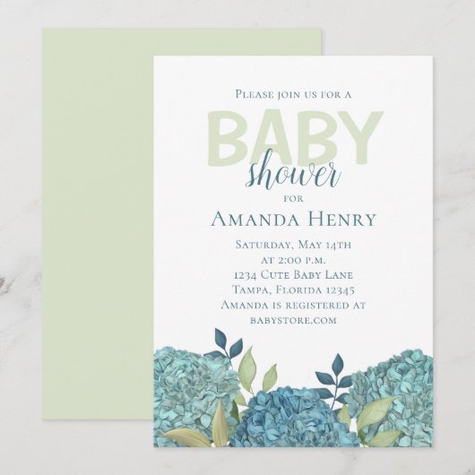 Minimalistische Eenvoudige Sjabloon voor het uitno Kaart (Voorkant / Achterkant)