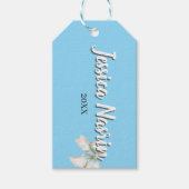 Minimalistische Eenvoudige Tekst Schoolvak Cadeaulabel (Voorkant)