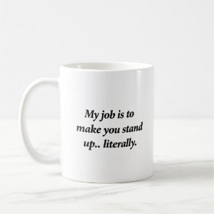 Minimalistische Eenvoudige Typografie Fysiotherapi Koffiemok