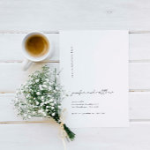 minimalistische eenvoudige uitnodiging voor een sc