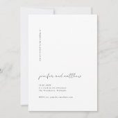 minimalistische eenvoudige uitnodiging voor een sc (Voorkant)