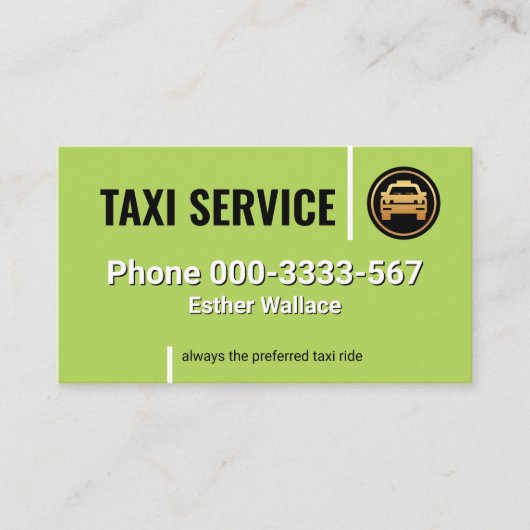 Minimalistische eenvoudige verticale rijlijnen visitekaartje (Voorkant)