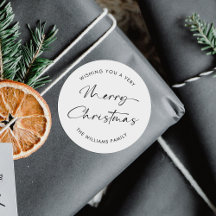 Minimalistische eenvoudige vrolijke kerstvakantie