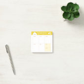 Minimalistische Eenvoudige Wekelijkse Planner Kale Post-it® Notes (Kantoor)