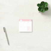 Minimalistische Eenvoudige Wekelijkse Planner Kale Post-it® Notes (Kantoor)