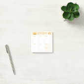Minimalistische Eenvoudige Wekelijkse Planner Kale Post-it® Notes (Kantoor)