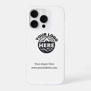 Minimalistische Eenvoudige Zakelijke Logo Hoesje  iPhone 16 Pro Hoesje