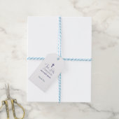 Minimalistische eerste katholieke communie cadeaulabel (Met Touw)