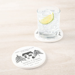 MINIMALISTISCHE EERSTE KERST IN ONS NIEUWE HUIS ZANDSTEEN ONDERZETTER