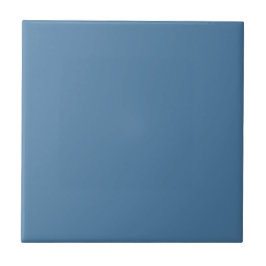 Minimalistische effen blauwe effen kleur tegeltje