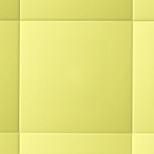 Minimalistische effen kleur | Custardgeel Tegeltje