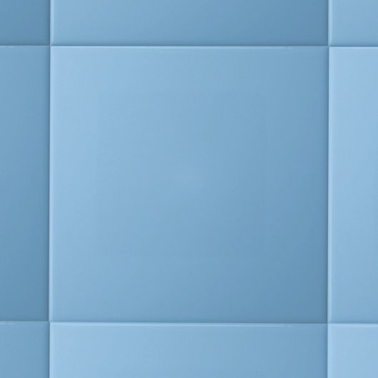 Minimalistische effen kleur Denim Blue Tegeltje