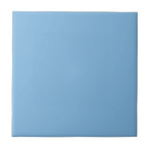 Minimalistische effen kleur Denim Blue Tegeltje (Voorkant)