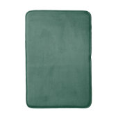 Minimalistische effen kleur donker teal badmat (Voorkant Verticaal)