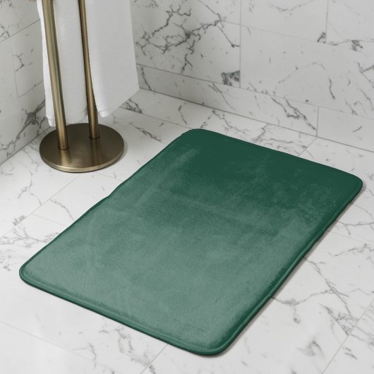 Minimalistische effen kleur donker teal badmat