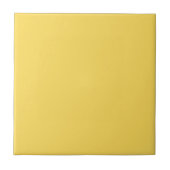 Minimalistische effen kleur | Licht goud Tegeltje (Voorkant)