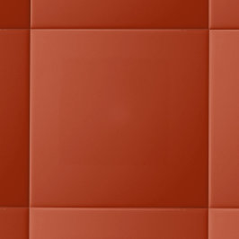 Minimalistische effen kleur | Rusty Red Tegeltje