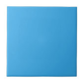 Minimalistische effen kleur vlinder blauw tegeltje (Voorkant)