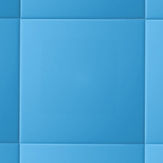 Minimalistische effen kleur vlinder blauw tegeltje