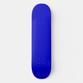 Minimalistische effen medium blauwe achtergrond persoonlijk skateboard (Voorkant)