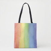 Minimalistische effen pastelkleuren tote bag (Voorkant)