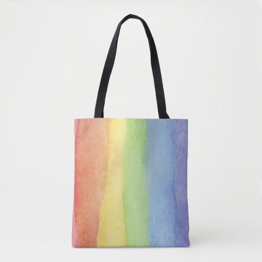 Minimalistische effen pastelkleuren tote bag (Voorkant)