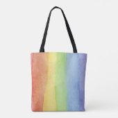 Minimalistische effen pastelkleuren tote bag (Achterkant)