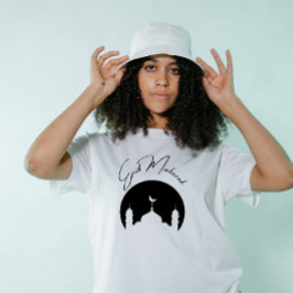 Minimalistische Eid Mubarak Modern Tri-Blend Shirt