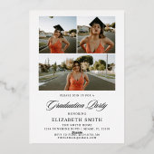 Minimalistische eindexamenfoto's aankondigingen (Achterkant)