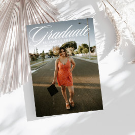 Minimalistische eindexamenfoto's aankondigingen me