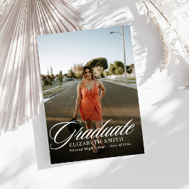 Minimalistische eindexamenfoto's aankondigingen me