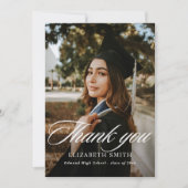 Minimalistische einladingskaarten voor afstudeerde kaart (Voorkant)